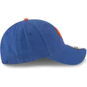 new-era-9twenty-core-classic-new-york-mets-mlb-verstellbare-blaue-kappe-mit-gebogenem-schirm