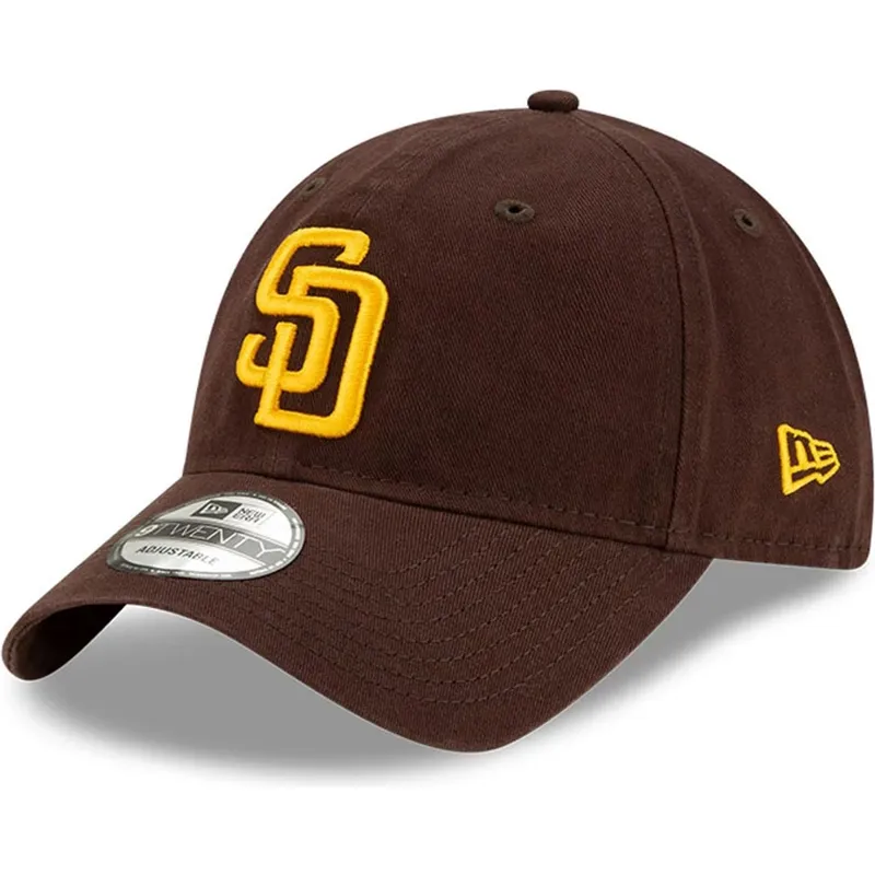 regulowana-brazowa-czapka-z-daszkiem-9twenty-core-classic-san-diego-padres-mlb-od-new-era