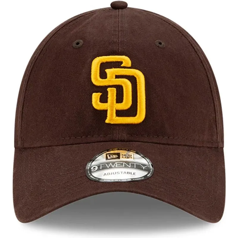 regulowana-brazowa-czapka-z-daszkiem-9twenty-core-classic-san-diego-padres-mlb-od-new-era
