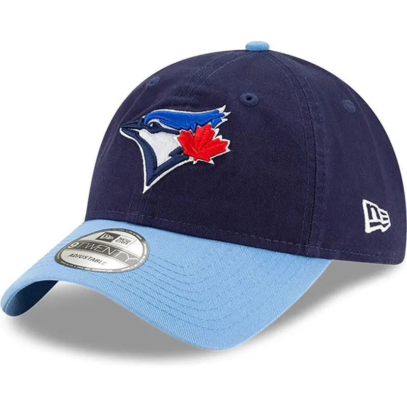 cappellino-curvo-blu-marino-regolabile-9twenty-core-classic-dei-toronto-blue-jays-mlb-di-new-era