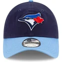 marineblaue-verstellbare-gebogene-kappe-9twenty-core-classic-der-toronto-blue-jays-mlb-von-new-era