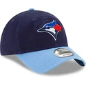 cappellino-curvo-blu-marino-regolabile-9twenty-core-classic-dei-toronto-blue-jays-mlb-di-new-era