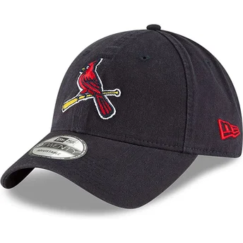 Cappellino curvo blu navy regolabile 9TWENTY Core Classic dei St. Louis Cardinals MLB di New Era