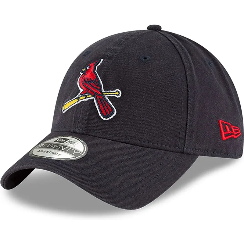 granatowa-zakrzywiona-czapka-z-regulacja-9twenty-core-classic-st-louis-cardinals-mlb-new-era