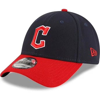 Mützen gebogen marineblau verstellbares band 9FORTY The League der Cleveland Guardians MLB von New Era