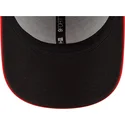 casquette-courbee-bleue-marine-et-rouge-ajustable-9forty-the-league-cleveland-guardians-mlb-new-era
