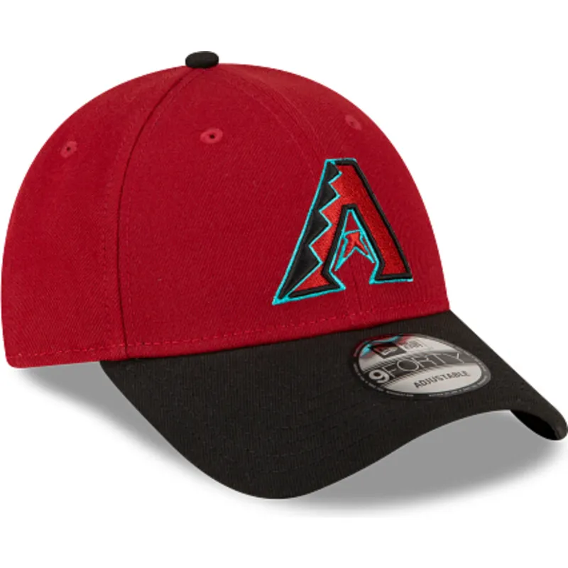 gebogene-marineblau-und-rote-verstellbare-kappe-9forty-the-league-von-arizona-diamondbacks-mlb-von-new-era