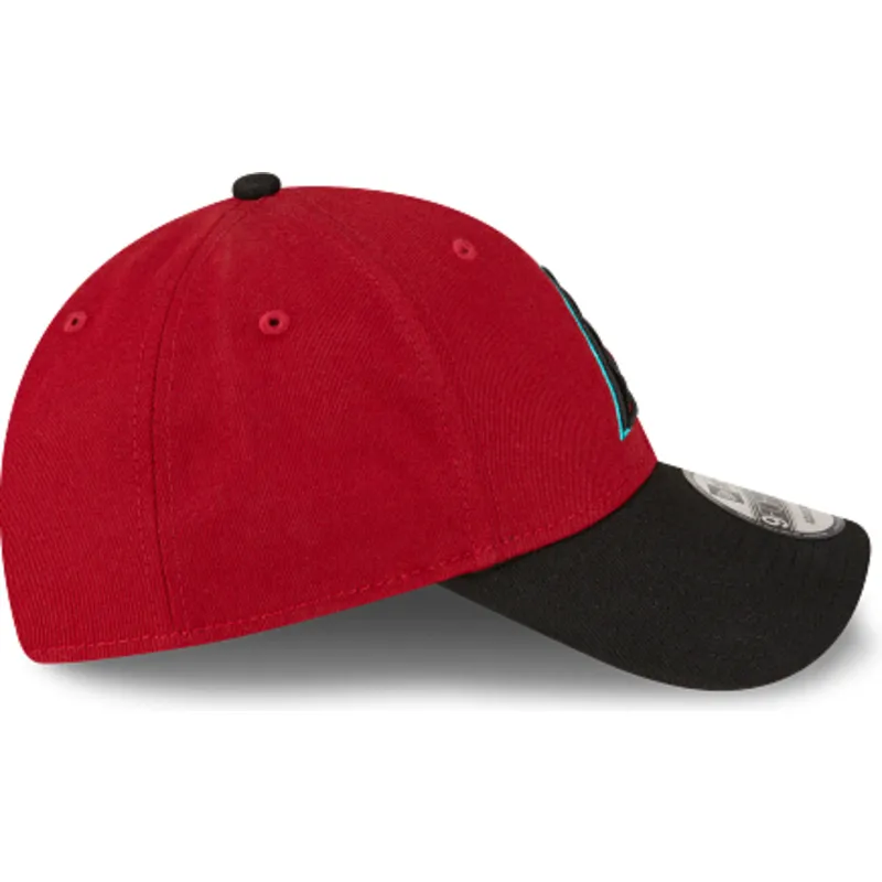 gebogene-marineblau-und-rote-verstellbare-kappe-9forty-the-league-von-arizona-diamondbacks-mlb-von-new-era
