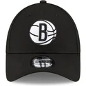 cappellino-curvo-nero-regolabile-9forty-the-league-dei-brooklyn-nets-nba-di-new-era