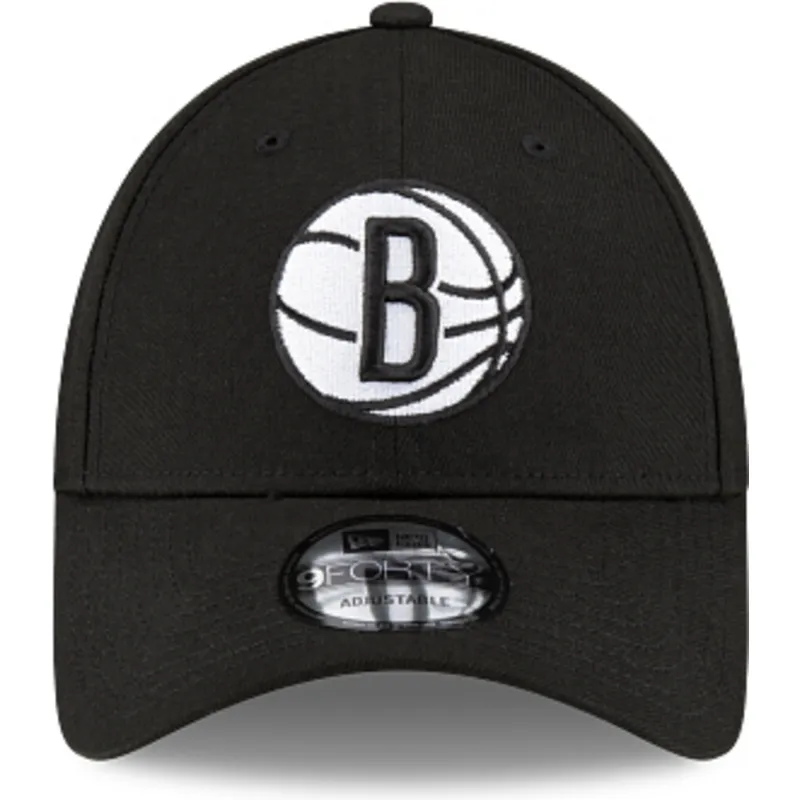 cappellino-curvo-nero-regolabile-9forty-the-league-di-brooklyn-nets-nba-di-new-era