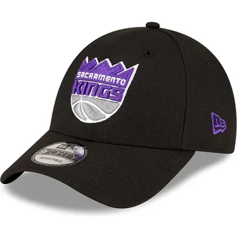 Mützen gebogen schwarz verstellbares band 9FORTY The League der Sacramento Kings NBA von New Era