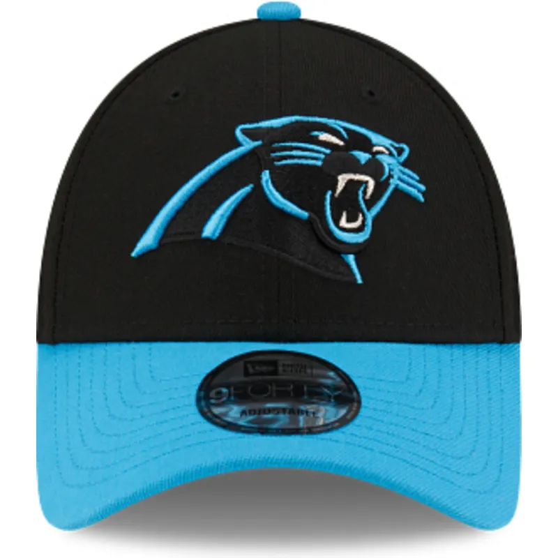 svart-och-bla-justerbar-kurvad-keps-9forty-the-league-fran-carolina-panthers-nfl-av-new-era