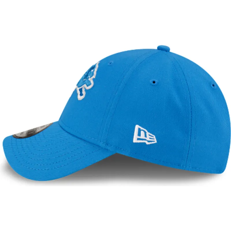 blaue-verstellbare-gebogene-kappe-9forty-the-league-der-detroit-lions-nfl-von-new-era