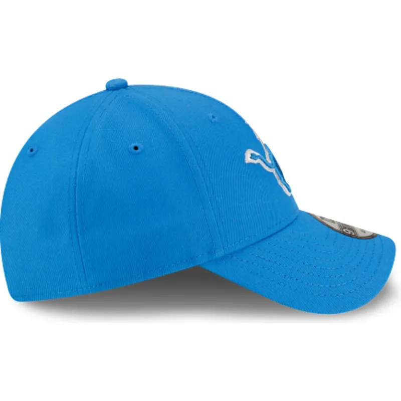 blaue-verstellbare-gebogene-kappe-9forty-the-league-der-detroit-lions-nfl-von-new-era