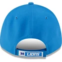 9forty-the-league-verstellbare-blaue-kappe-der-detroit-lions-nfl-von-new-era
