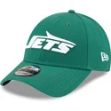 cappellino-con-visiera-curva-verde-regolabile-9forty-the-league-dei-new-york-jets-nfl-di-new-era