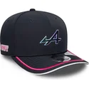 dunkelblaue-snapback-kappe-mit-gebogenem-schirm-9seventy-stretch-snap-des-alpine-f1-teams-formula-1-von-new-era
