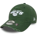 cappellino-verde-curvo-regolabile-9twenty-washed-distress-dei-new-york-jets-nfl-di-new-era