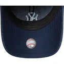 verstellbare-damenkappe-9twenty-denim-der-new-york-yankees-mlb-von-new-era-in-marineblau
