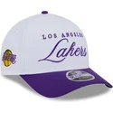 cappellino-bianco-e-viola-snapback-9forty-m-crown-draft-2025-dei-los-angeles-lakers-nba-di-new-era