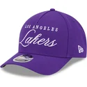 los-angeles-lakers-nba-new-era-9forty-m-crown-draft-2025-violette-snapback-kappe