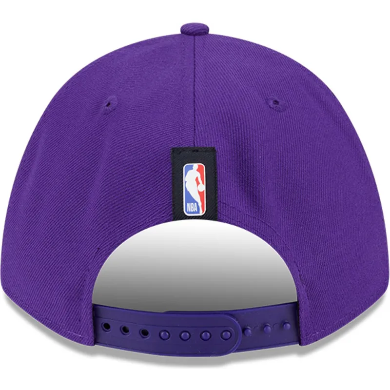 cappellino-curvo-viola-snapback-9forty-m-crown-draft-2025-dei-los-angeles-lakers-nba-di-new-era