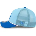 blaue-trucker-kappe-9forty-m-crown-a-frame-4th-july-der-los-angeles-dodgers-mlb-von-new-era