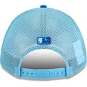 blaue-trucker-kappe-9forty-m-crown-a-frame-4th-july-der-los-angeles-dodgers-mlb-von-new-era