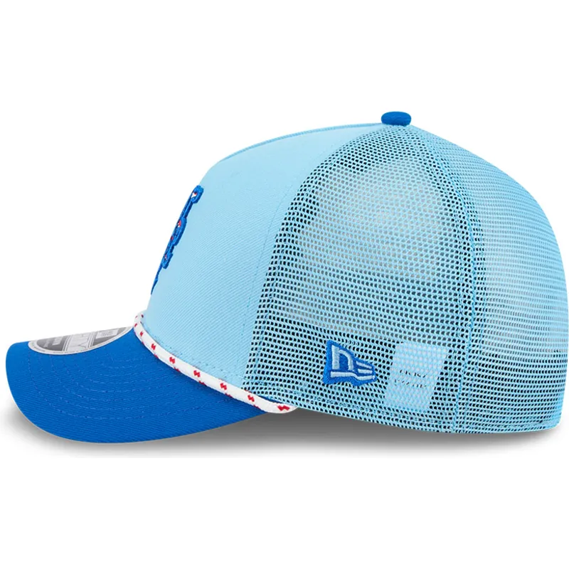 trucker-cap-blau-9forty-m-crown-a-frame-4th-july-von-new-york-mets-mlb-von-new-era