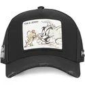 casquette-trucker-noire-tom-et-jerry-taj-pct-looney-tunes-capslab