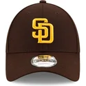 verstellbare-braune-9forty-the-league-kappe-der-san-diego-padres-mlb-von-new-era