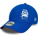 blaue-verstellbare-curved-cap-9forty-flawless-von-racing-bulls-f1-team-formula-1-von-new-era