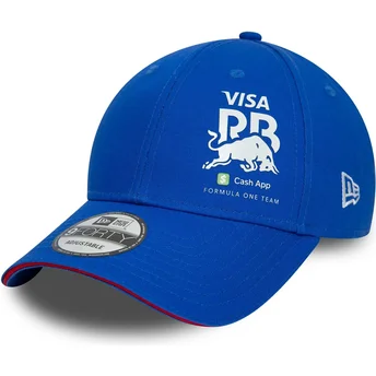 Gorra curva azul ajustable 9FORTY Flawless de Racing Bulls F1 Team Formula 1 de New Era