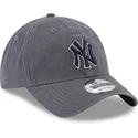 new-era-new-york-yankees-mlb-9twenty-core-classics-verstellbare-graue-kappe-mit-blauem-logo