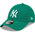 gron-justerbar-kurvad-keps-for-dam-9forty-league-essential-fran-new-york-yankees-mlb-av-new-era