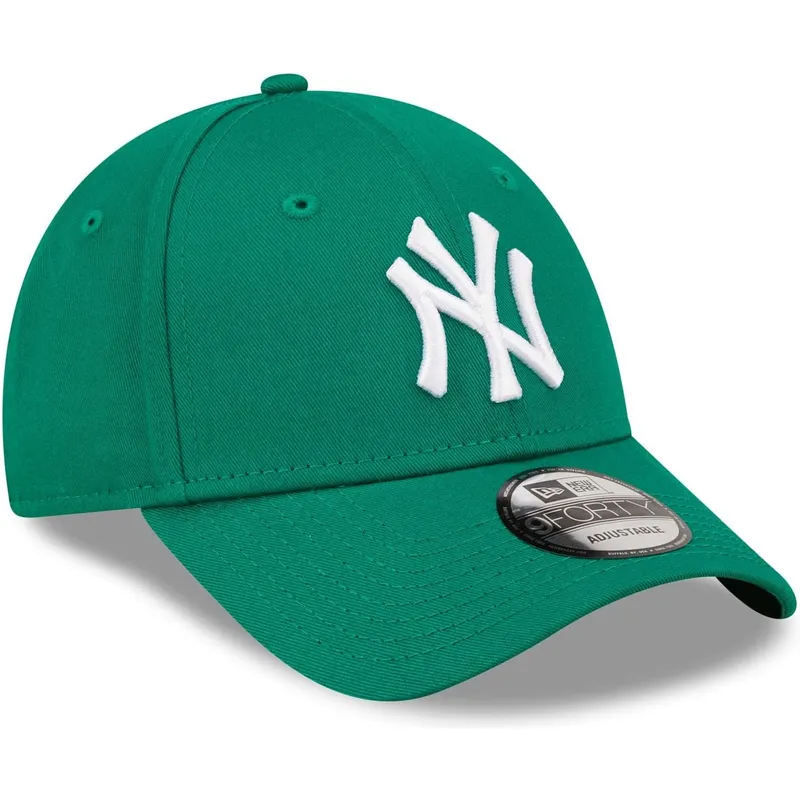 gron-justerbar-kurvad-keps-for-dam-9forty-league-essential-fran-new-york-yankees-mlb-av-new-era