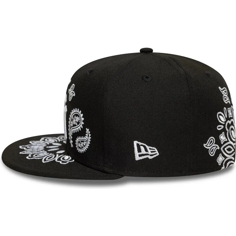 schwarze-enganliegende-59fifty-flatcap-paisley-der-new-york-yankees-mlb-von-new-era