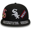 schwarze-enganliegende-59fifty-all-over-flat-cap-der-chicago-white-sox-mlb-von-new-era