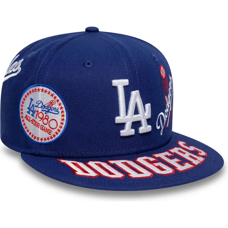 flache-blaue-angepasste-59fifty-all-over-kappe-der-los-angeles-dodgers-mlb-von-new-era