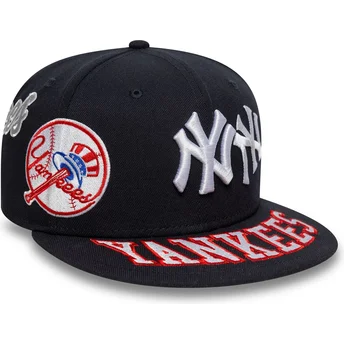 Granatowa czapka z daszkiem 59FIFTY All Over New York Yankees MLB od New Era