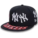 marineblaue-angepasste-59fifty-all-over-flat-cap-der-new-york-yankees-mlb-von-new-era