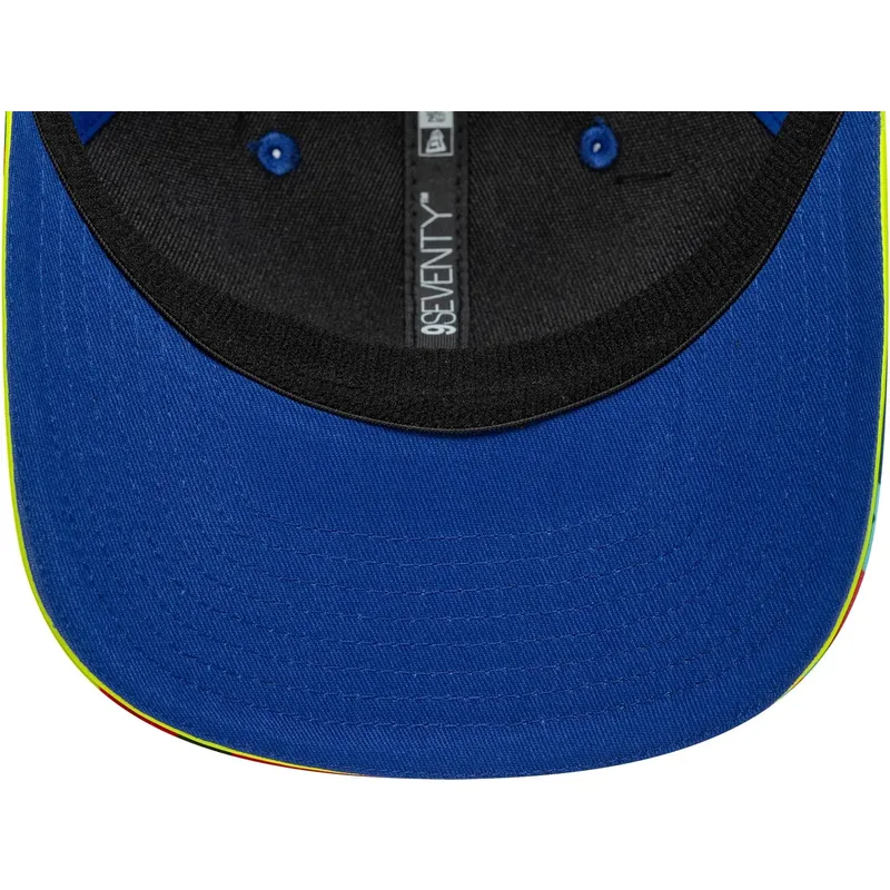 niebieska-zakrzywiona-czapka-snapback-9seventy-stretch-snap-lifestyle-valentino-rossi-vr46-motogp-new-era