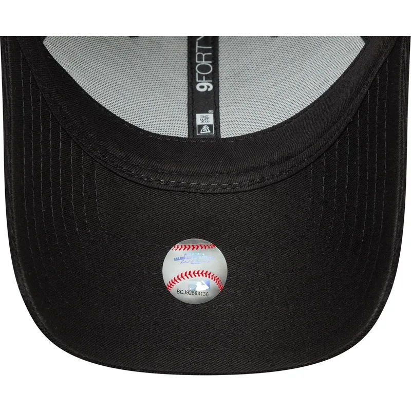 schwarze-verstellbare-curved-cap-9forty-flawless-cord-der-new-york-yankees-mlb-von-new-era