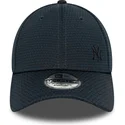 marineblaue-gebogene-snapback-kappe-mit-blauem-logo-9forty-flawless-mesh-der-new-york-yankees-mlb-von-new-era