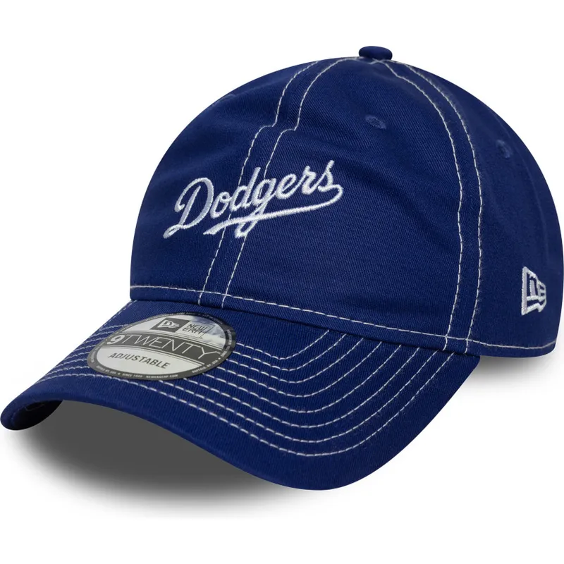 bla-bojd-justerbar-keps-9twenty-contrast-stitch-fran-los-angeles-dodgers-mlb-av-new-era