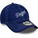 regulowana-niebieska-czapka-z-zakrzywionym-daszkiem-9twenty-contrast-stitch-los-angeles-dodgers-mlb-od-new-era