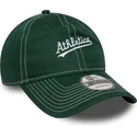 new-era-curved-brim-9twenty-contrast-stitch-oakland-athletics-mlb-green-adjustable-cap