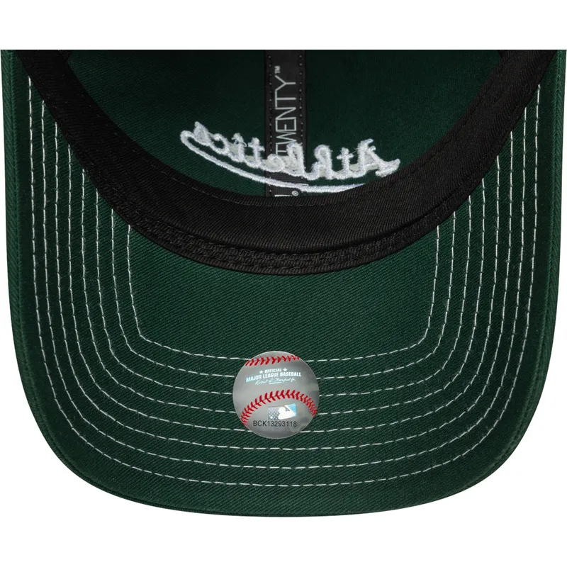 gron-bojd-justerbar-keps-9twenty-contrast-stitch-fran-oakland-athletics-mlb-av-new-era