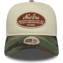 mehrfarbige-trucker-kappe-a-frame-camo-oval-patch-von-new-era