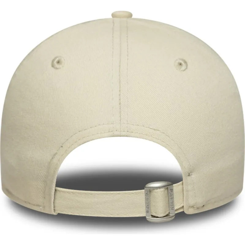 9twenty-beige-justerbar-kurvad-keps-for-kvinnor-mi-media-naranja-fran-new-era